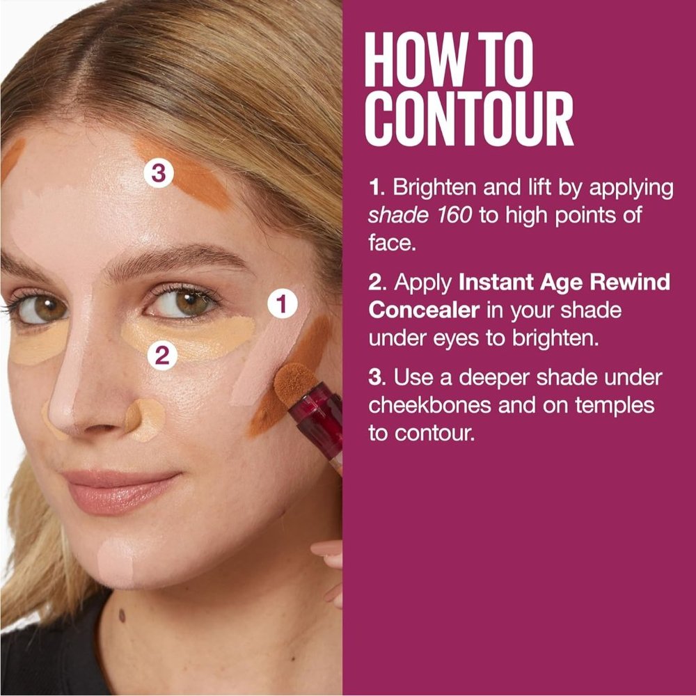 Maybelline Instant Age Rewind Eraser Dark Circles Treatment Multi-Use Concealer, - Picture 8 of 10